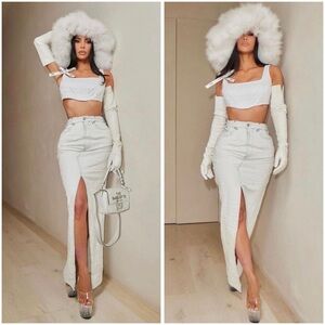 FENDI by Marc Jacobs Slit Maxi Skirt